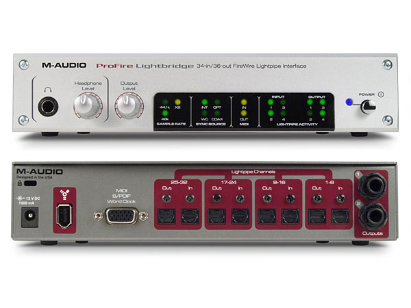 M-Audio ProFire Lightbridge 36进36出火线音频接口