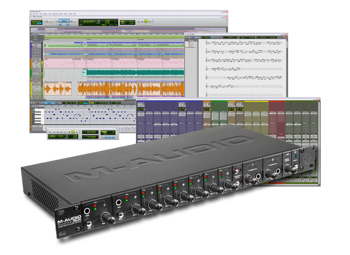 M-Audio Profire 2626 26进26出火线音频接口