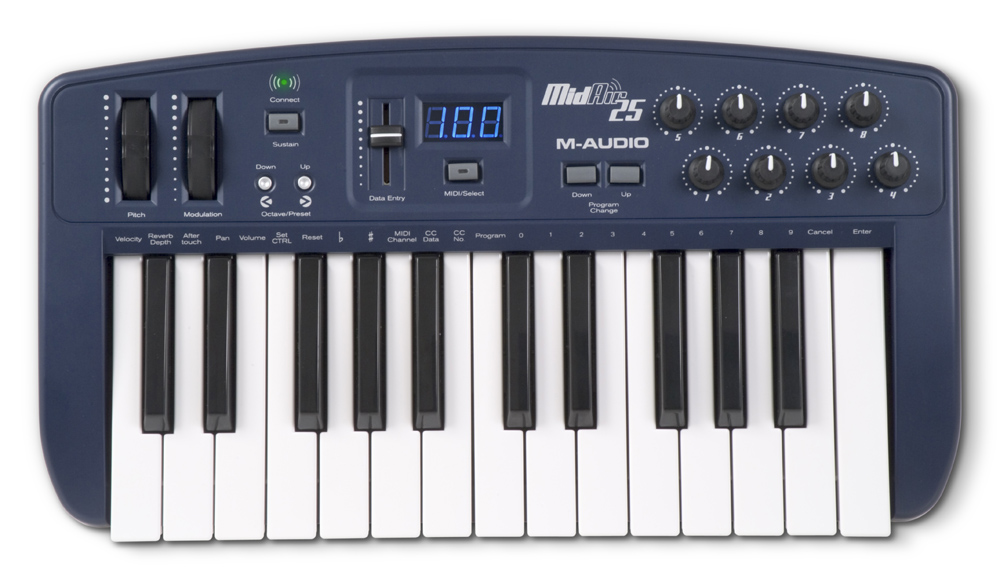 M-Audio MIDIAir25 无线MIDI键盘