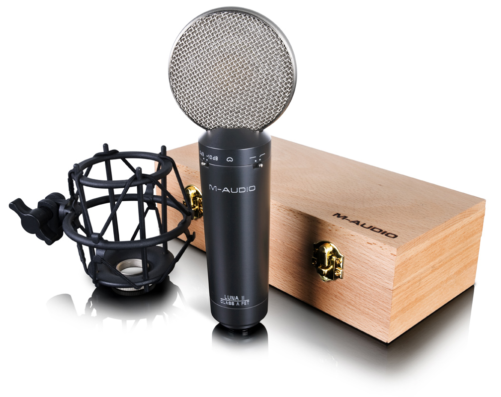 M-Audio Luna II 心型大震摸电容话筒