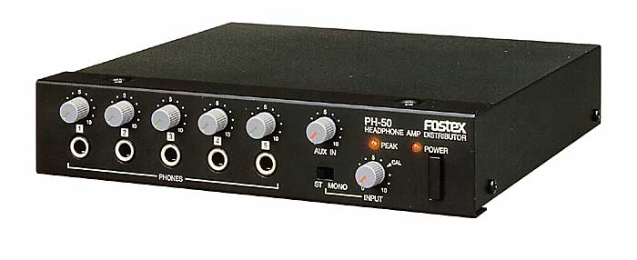 Fostex PH-50 立体声耳机五通道分配放大器