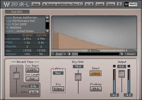 Waves IR-L Native 插件