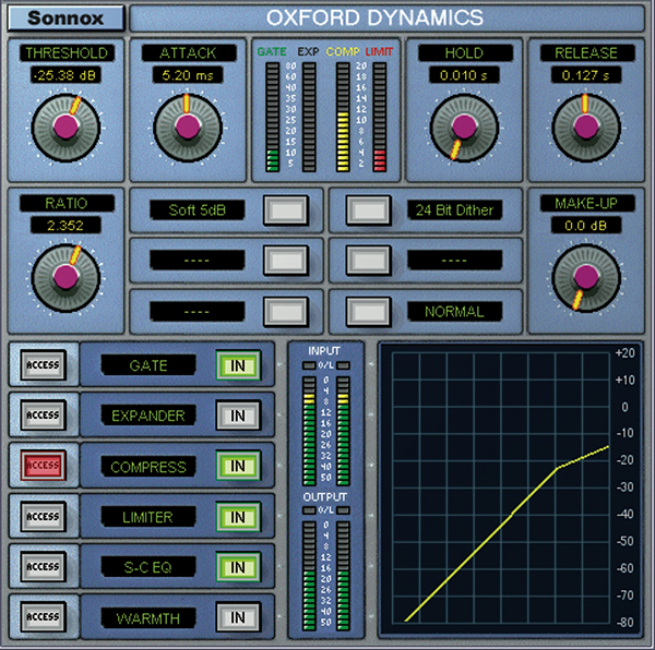 Sonnox Oxford Dynamics TDM 插件