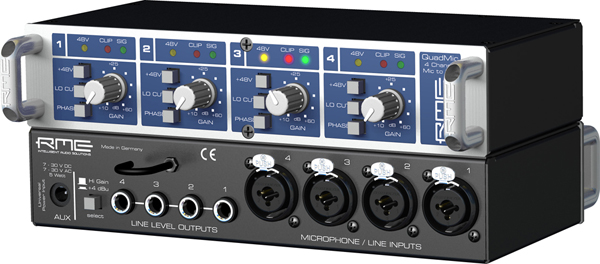 RME Quadmic 4通道话筒放大器