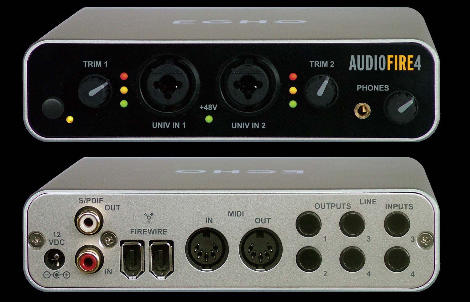 Echo AUDIOFIRE4 4通道进出火线数字音频接口