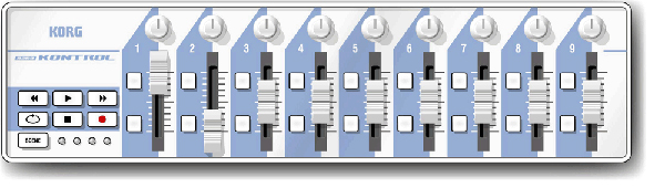 Korg nanoKONTROL MIDI控制器