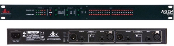 DBX AFS-224 双通道自动反馈抑制器
