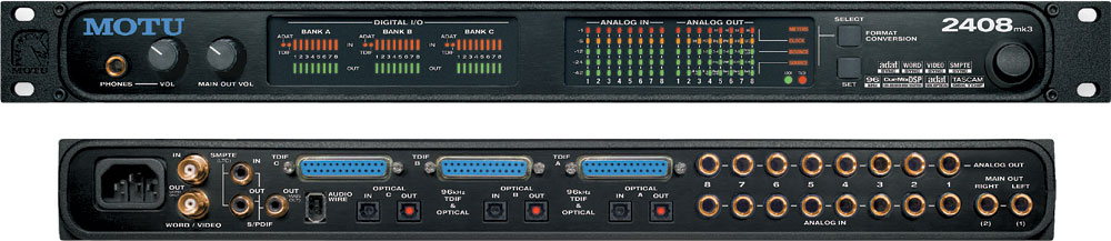 MOTU 2408 mkIII 音频接口