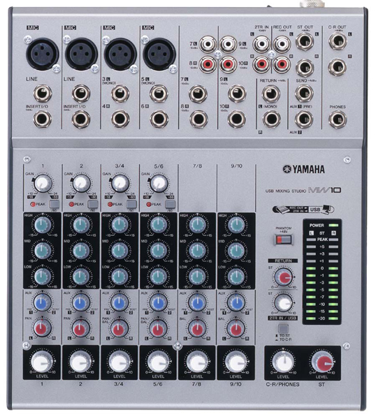 Yamaha MW10 模拟调音台