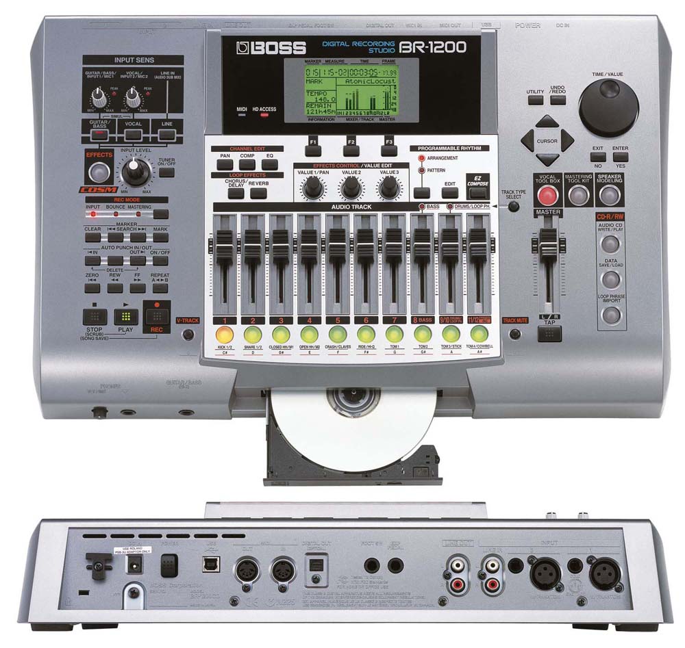 Boss BR-1200CD 数字音频工作站
