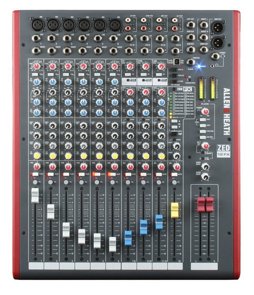 Allen&Heath zed-12FX 模拟调音台
