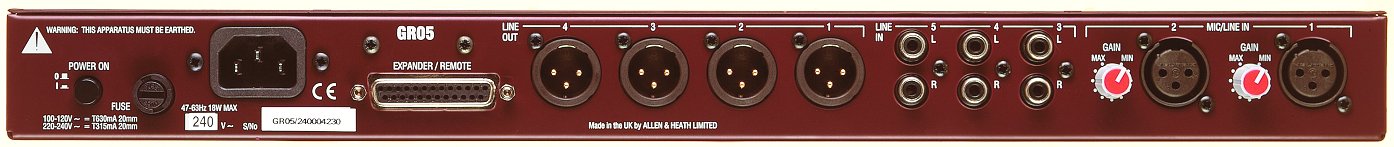 Allen & Heath GR05 分频器