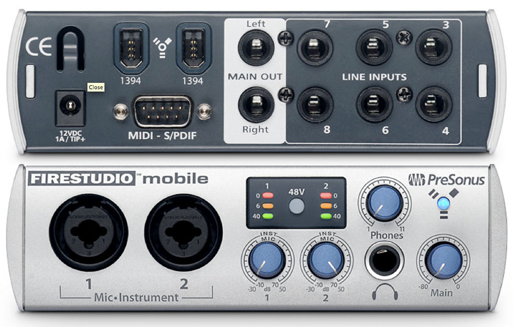 Presonus FireStudio MOBILE 10进6出火线音频接口
