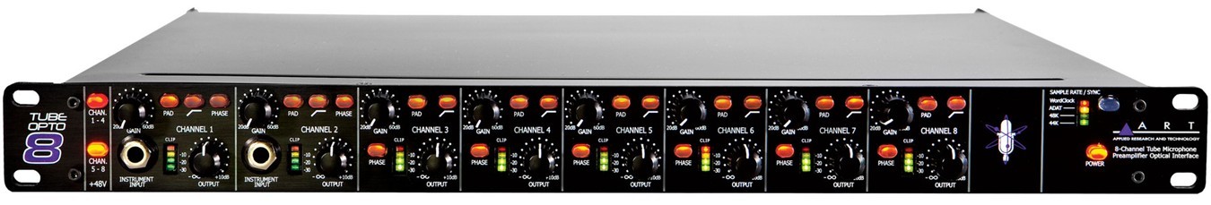ART Tube Opto8 Mic Preamp 电子管话筒前置放大器