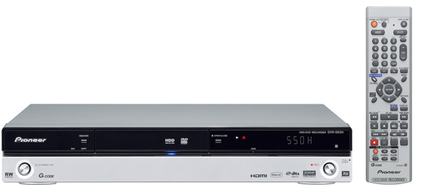 PIONEER DVR-550H-S DVD硬盘记录机