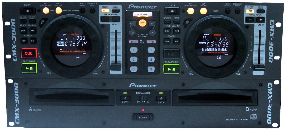 PIONEER CMX3000 双CD播放机