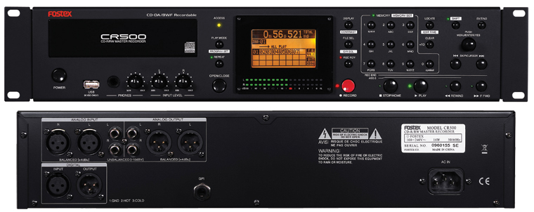 Fostex CR-500 母带CD录音播放机 