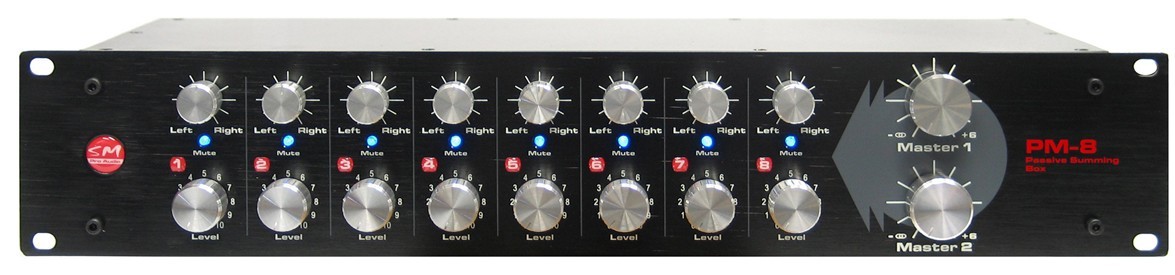 SM pro audio PM8 无源机架式混音器