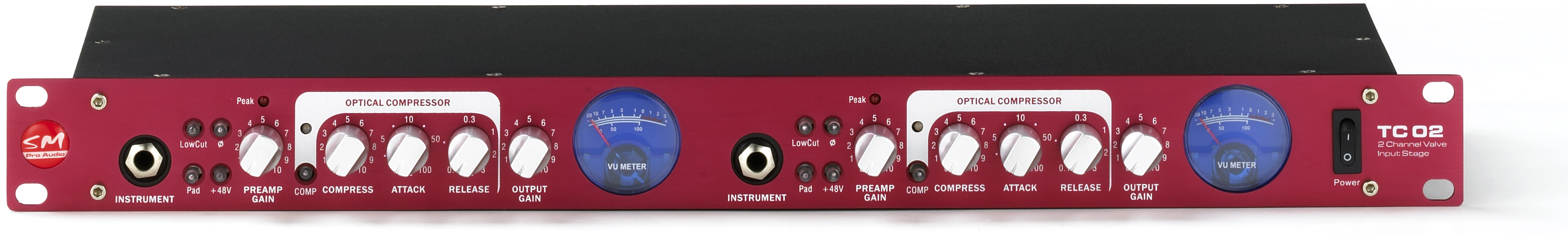 SM pro audio TC02 双通道电子管前置放大器