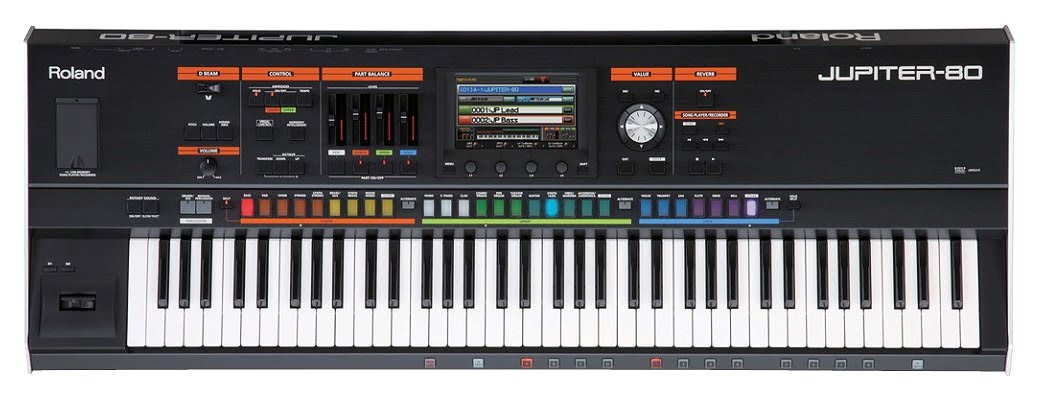 Roland Jupiter-80 合成器发布