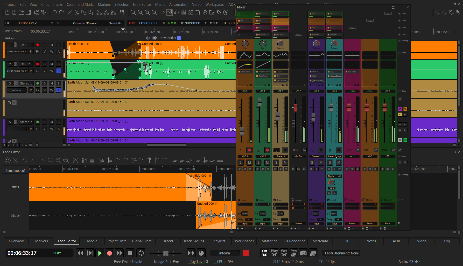 Pyramix 15 专业音频制作软件