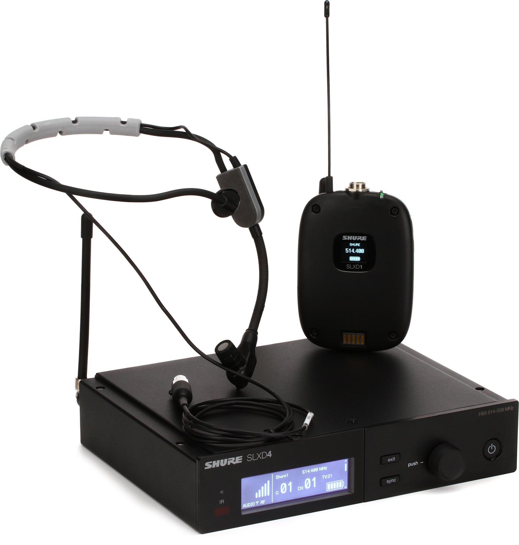 Shure/舒尔 SLXD14/SM35 数字无线头戴麦克风系统