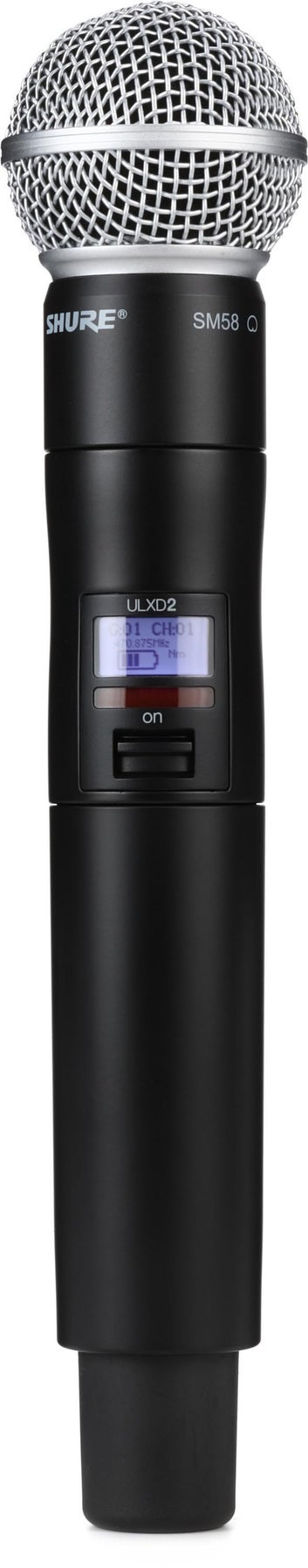 Shure/舒尔 ULXD2/SM58 数字无线手持话筒/麦克风发射器