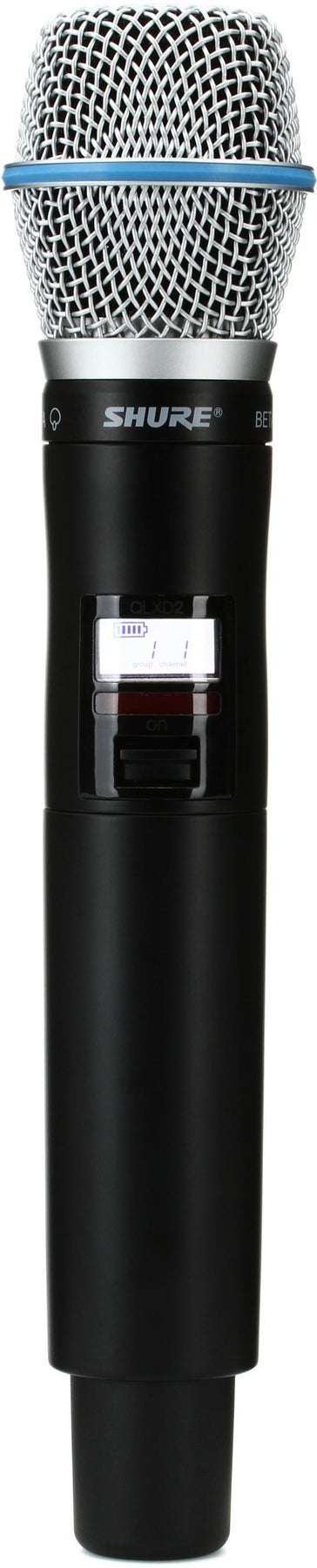Shure/舒尔 QLXD2/BETA87A 无线手持话筒/麦克风发射器