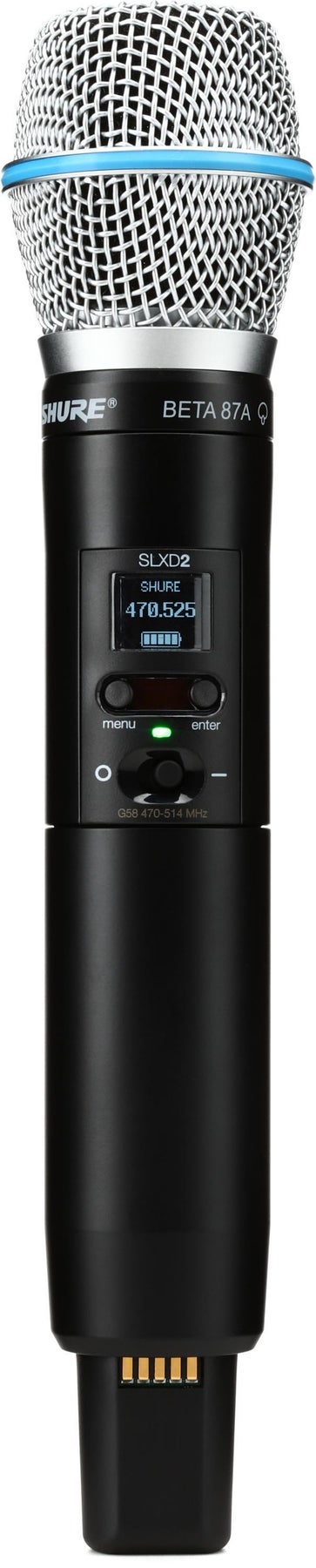 Shure/舒尔 SLXD2/B87A 无线手持话筒/麦克风发射器