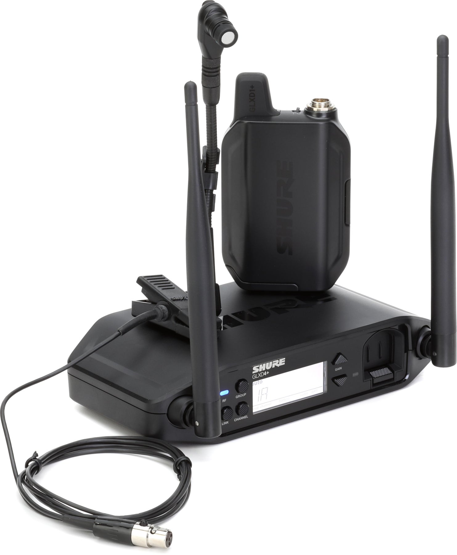 Shure/舒尔 GLXD14+/B98 数字无线乐器系统