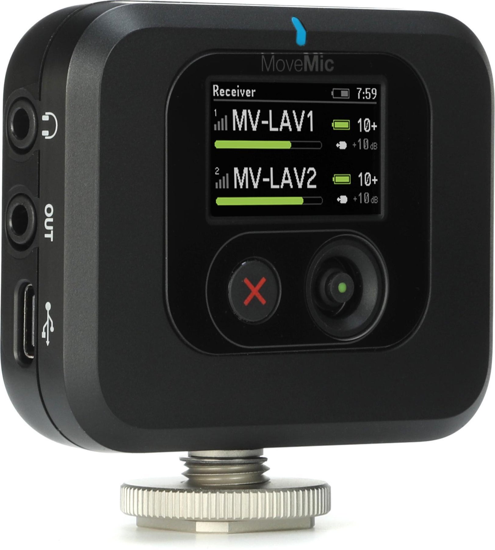 Shure/舒尔 MoveMic 无线领夹麦专用接收器