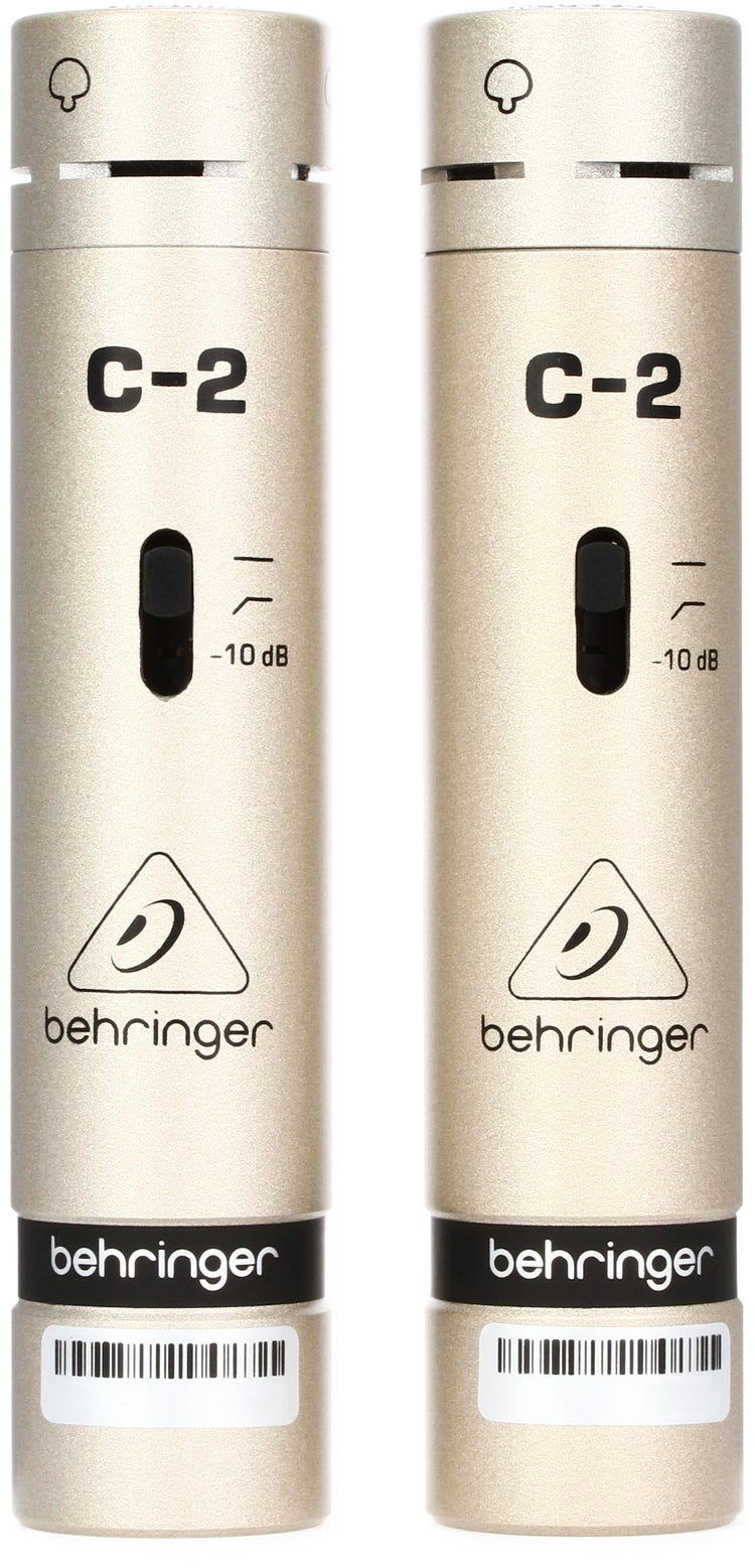 Behringer/百灵达 C-2 配对型录音室电容麦克风（一对）