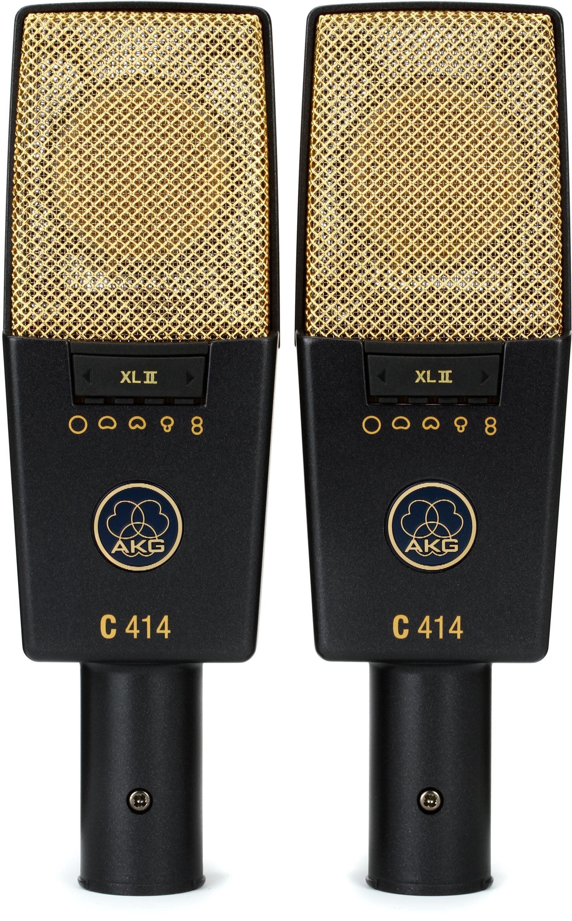 AKG/爱科技 C414 XLII/ST 大振膜电容麦克风 - 配对套装