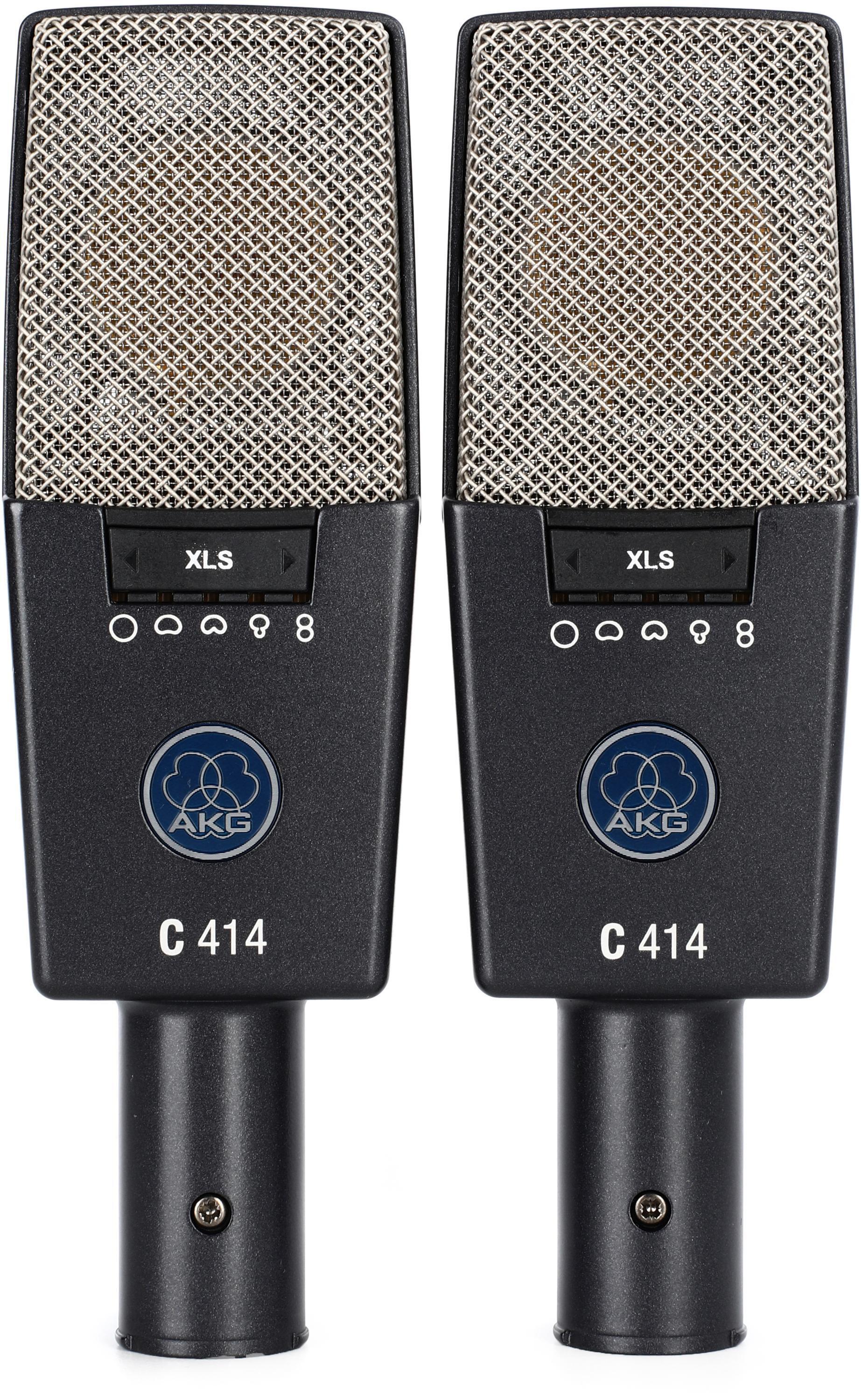 AKG C414 XLS/ST 大振膜电容麦克风 - 配对双支装