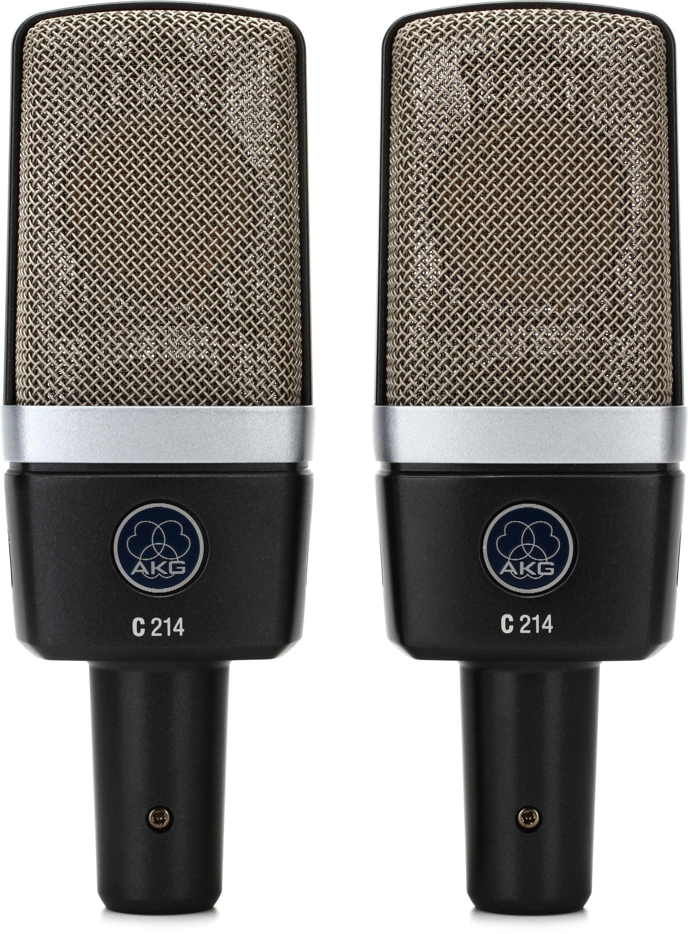 AKG/爱科技 C214 大振膜电容麦克风 - 立体声配对版
