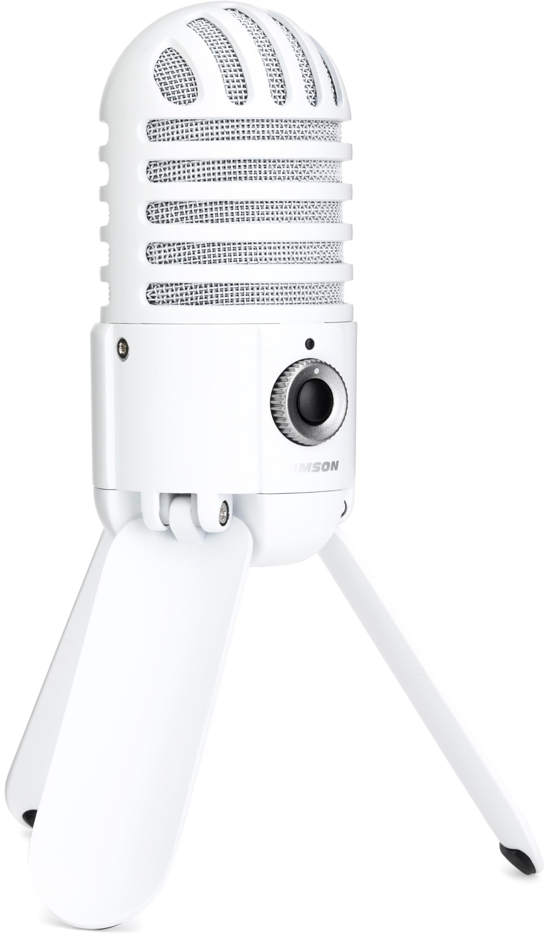 Samson/山逊 Meteor Mic 桌面USB录音电容麦克风 - 白色