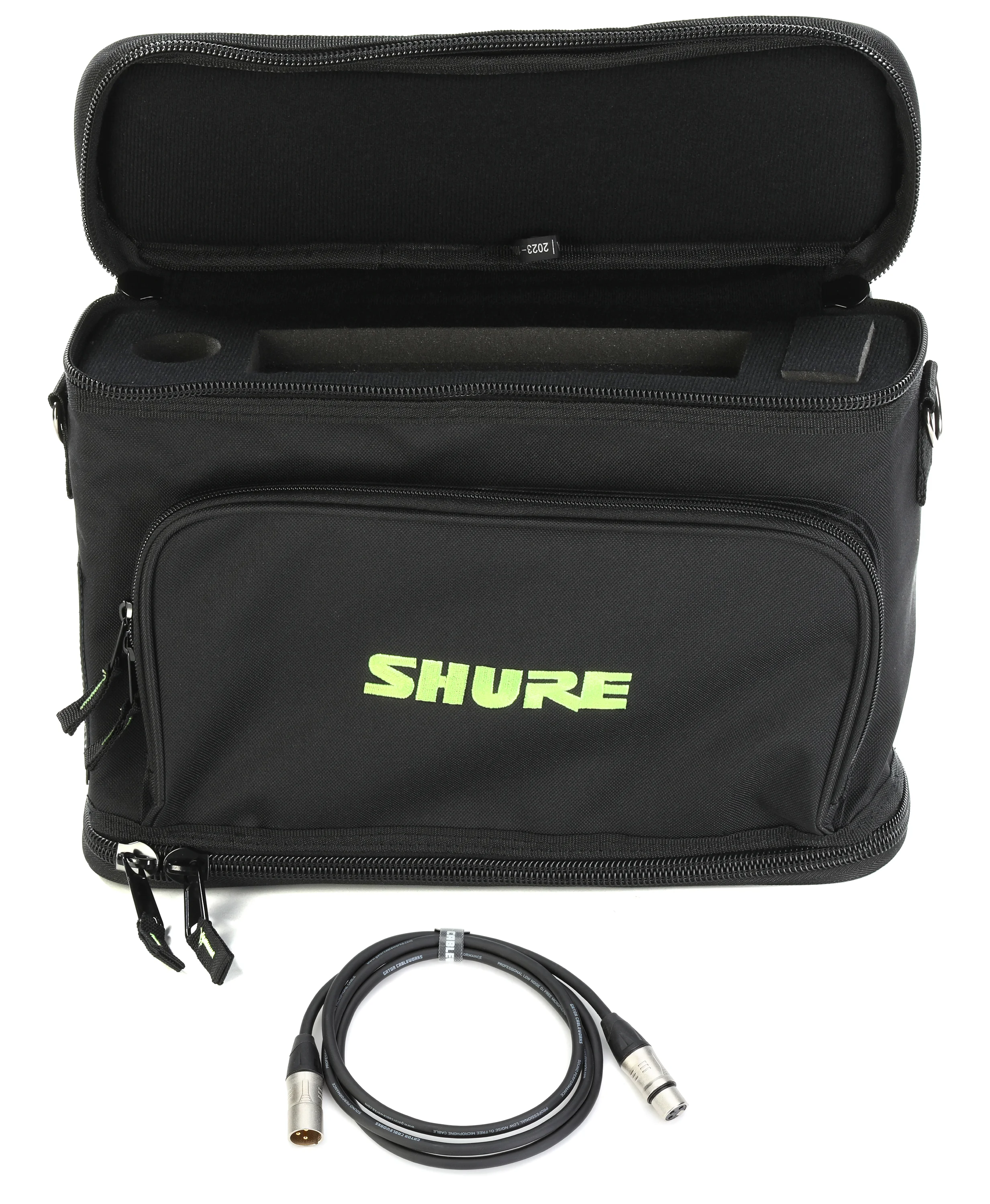 Shure by Gator SH-WSYS-BAG 无线系统解决方案系列收纳包，含 XLR 线缆