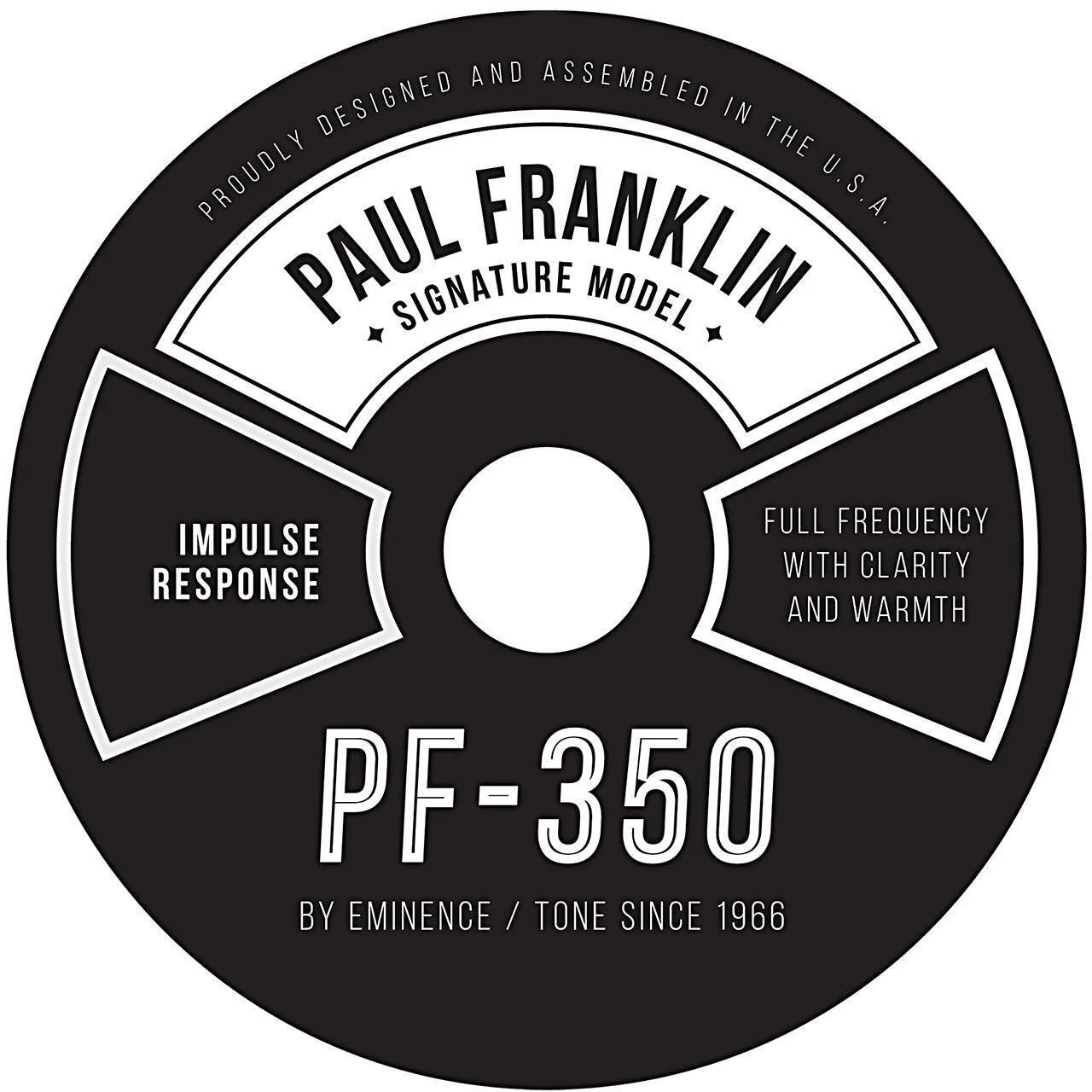 Eminence PF-350 Paul Franklin 签名款扬声器脉冲响应