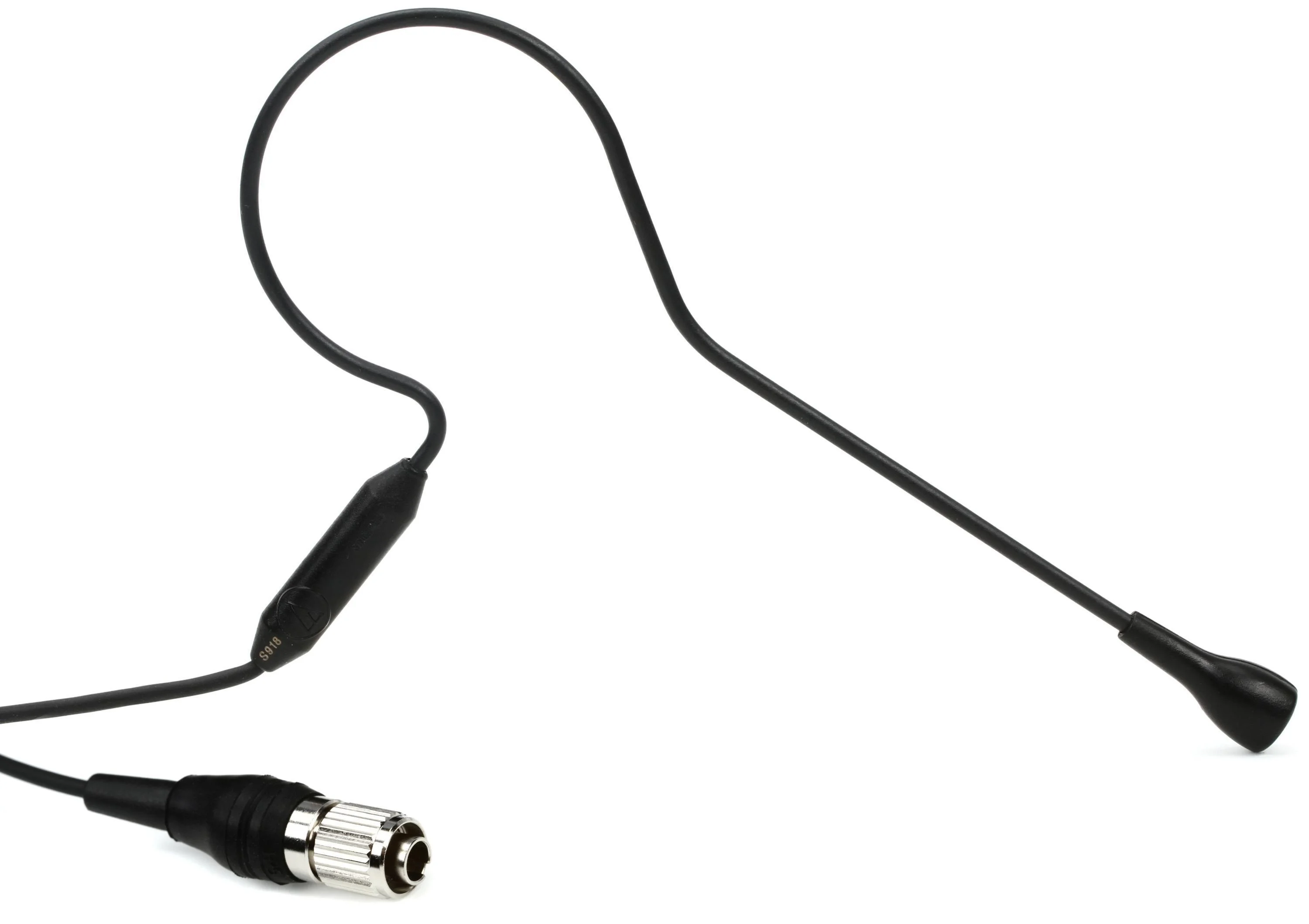 Audio-Technica PRO 92cH 头戴式麦克风，适用于 Audio-Technica 无线系统 - 黑色