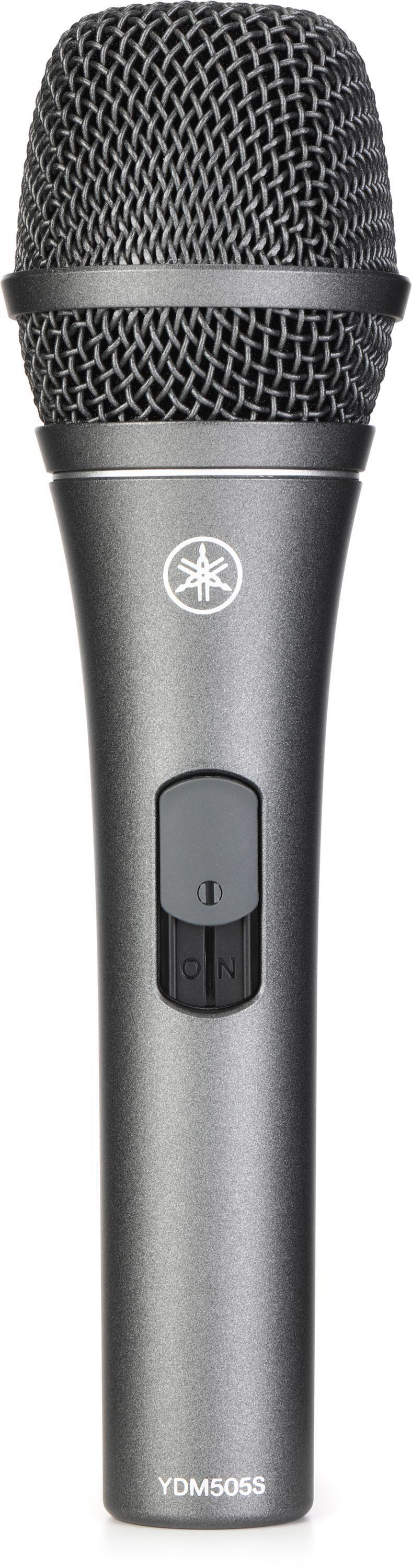 Yamaha YDM505S 带开关的动圈心形麦克风 - 黑色