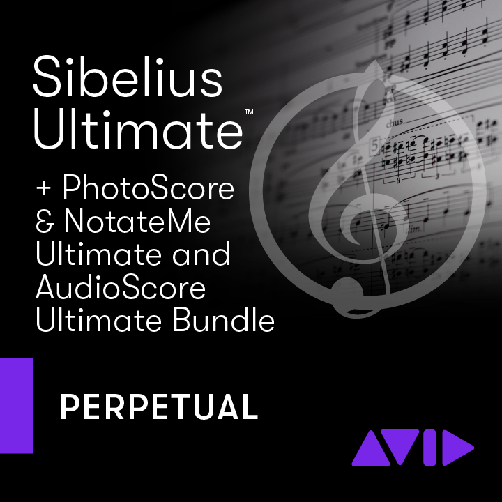 Avid Sibelius Ultimate（含 PhotoScore、NotateMe 和 AudioScore Ultimate）