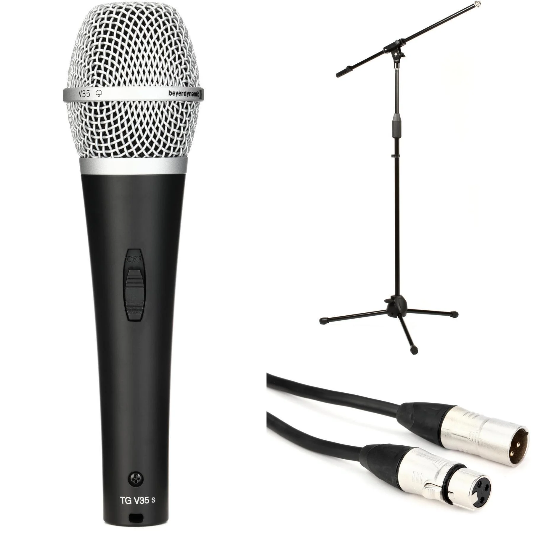 Beyerdynamic TG V35 S 超心形动圈人声麦克风，含支架和线缆