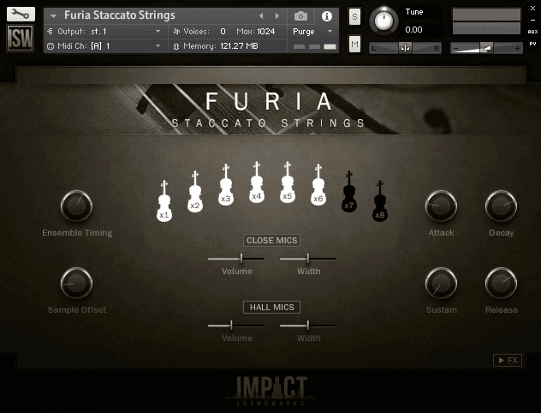 Impact Soundworks Furia 断奏弦乐 Kontakt 管弦乐弦乐器音源