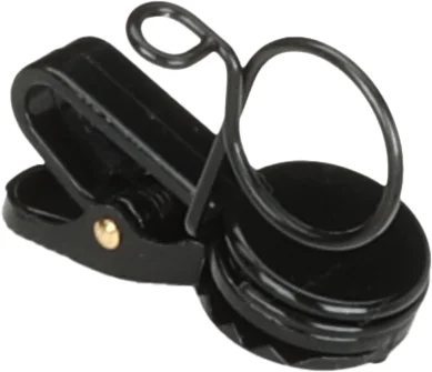 Shure RK187T1 WL18Xm 麦克风单夹式领夹 - 黑色，2个装