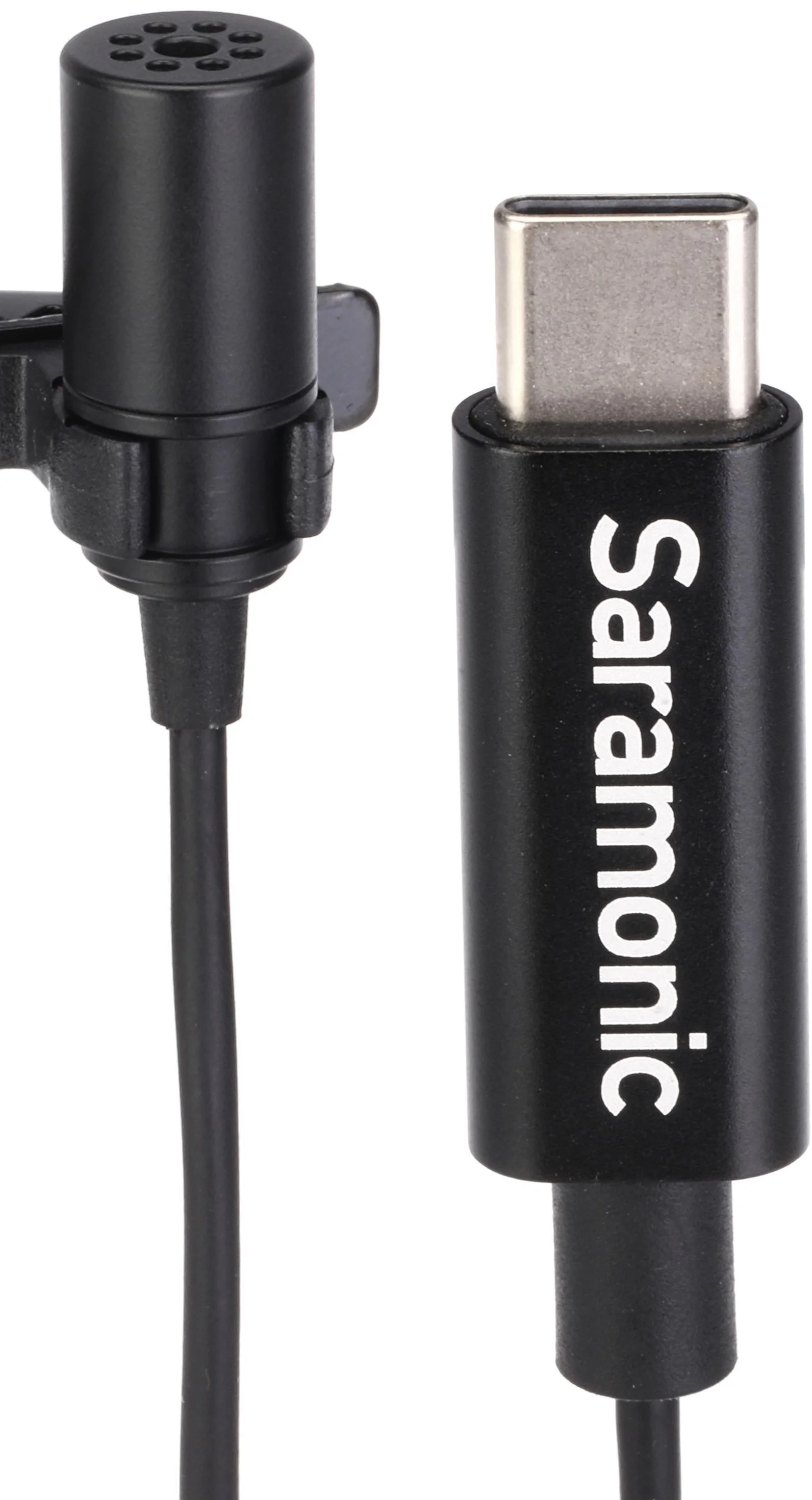 Saramonic LavMicro U3A 夹式领夹麦克风，带 USB-C 接口 - 6.6英尺线缆