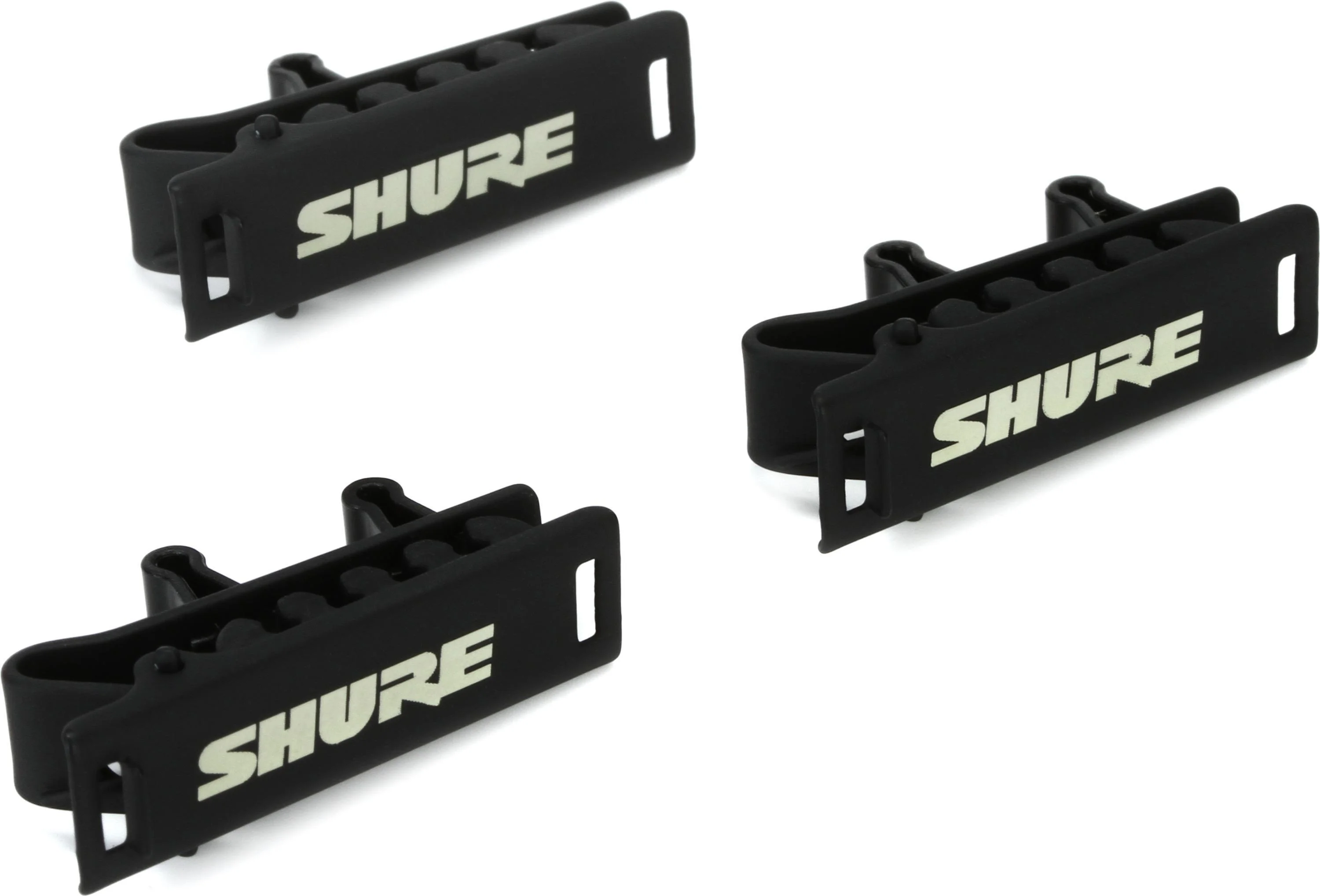 Shure RPM40TC/B TwinPlex 系列麦克风双领夹 - 黑色（3个装）