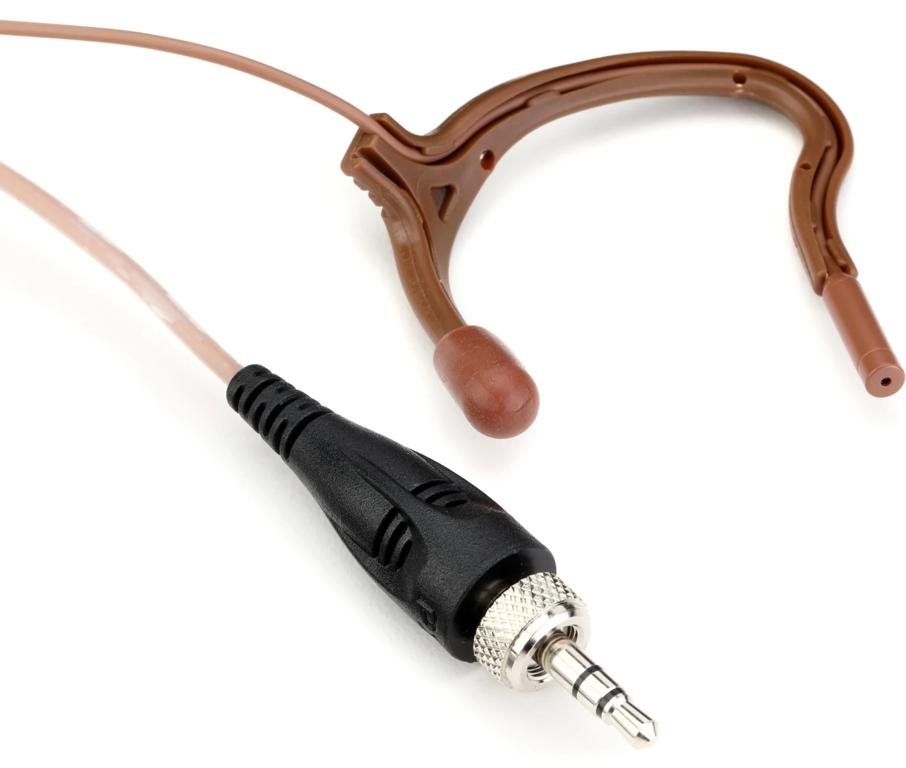 Point Source Audio Embrace EO-9WL 全指向耳挂式麦克风，带 3.5mm 接口，适用于 Sennheiser 无线系统 - 棕色