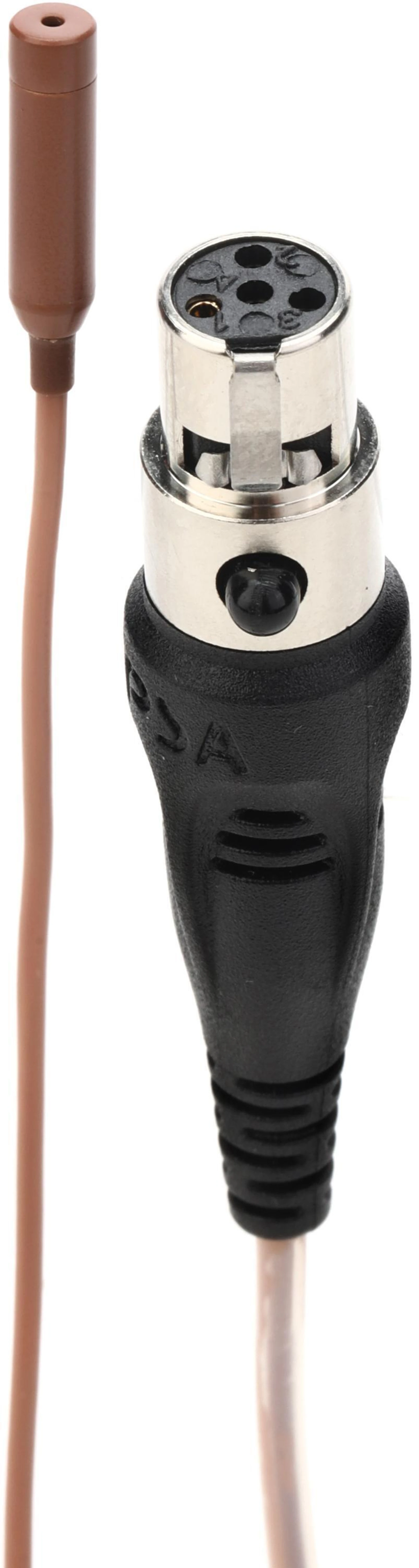 Point Source Audio Series9 GO-9WL 全指向领夹麦克风，带 TA4F 接口，适用于 Shure 无线系统 - 棕色