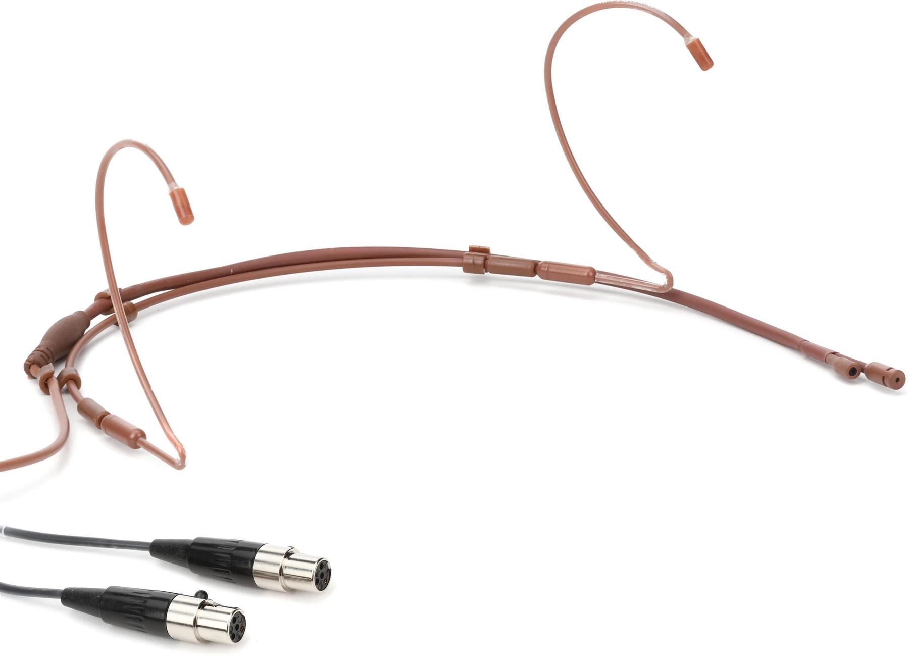 Point Source Audio Confidence CX2-8D 头戴式麦克风，带 TA4F 接口，适用于 Shure 无线系统 - 棕色