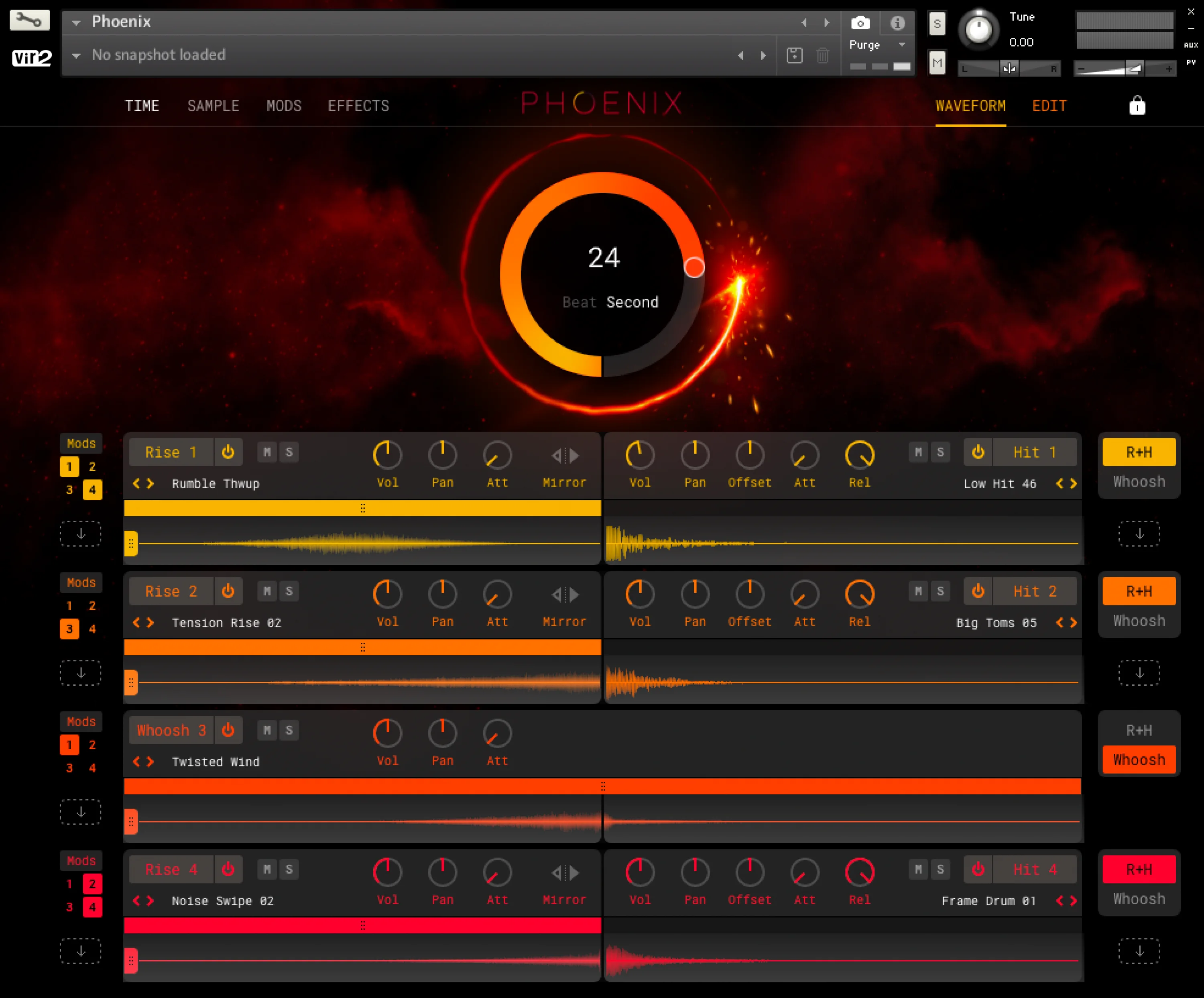 Vir2 Phoenix: Rise, Hit & Whoosh Builder 插件